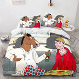 Laden Sie das Bild in den Galerie-Viewer, BoJack Horseman Bettwäsche-Set Quilt Bettbezug Bettwäsche-Sets