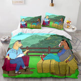 Laden Sie das Bild in den Galerie-Viewer, BoJack Horseman Bettwäsche-Set Quilt Bettbezug Bettwäsche-Sets