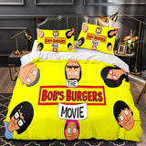 Laden Sie das Bild in den Galerie-Viewer, Bob&#39;s Burgers The Movie Bettwäsche-Set, Steppdecke, Bettdecke