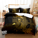 Laden Sie das Bild in den Galerie-Viewer, Cartoon Bendy und die Tintenmaschine Bettwäsche-Set Quilt Duvet Cover Bed Sets