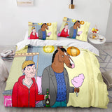 Laden Sie das Bild in den Galerie-Viewer, Cartoon BoJack Horseman Bettwäsche-Set Quilt Bettbezug Bettwäsche-Sets