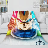 Laden Sie das Bild in den Galerie-Viewer, Cartoon Dragon Ball Flanell-Fleece-Decke, Überwurf, Cosplay-Steppdecke