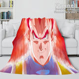 Laden Sie das Bild in den Galerie-Viewer, Cartoon Dragon Ball Flanell-Fleece-Decke, Überwurf, Cosplay-Steppdecke