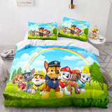 Laden Sie das Bild in den Galerie-Viewer, Cartoon PAW Patrol Bettwäsche-Set Steppdecke Bettbezug Kinderbett-Sets vorhanden