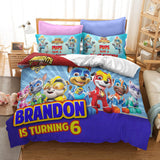 Laden Sie das Bild in den Galerie-Viewer, Cartoon PAW Patrol Cosplay Bettwäsche-Set Quilt Bettbezüge Bett-Sets