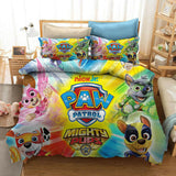 Laden Sie das Bild in den Galerie-Viewer, Cartoon PAW Patrol Cosplay Bettwäsche-Set Quilt Bettbezüge Bett-Sets