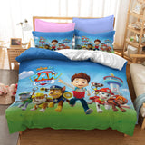 Laden Sie das Bild in den Galerie-Viewer, Cartoon PAW Patrol Cosplay Bettwäsche-Set Quilt Bettbezüge Bett-Sets