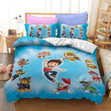 Laden Sie das Bild in den Galerie-Viewer, Cartoon PAW Patrol Cosplay Kinder Bettwäsche Set Quilt Bettbezug Bettsets