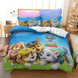 Laden Sie das Bild in den Galerie-Viewer, Cartoon PAW Patrol Cosplay Kinder Bettwäsche Set Quilt Bettbezug Bettsets