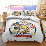 Laden Sie das Bild in den Galerie-Viewer, Cartoon PAW Patrol Cosplay Kinder Bettwäsche Set Quilt Bettbezug Bettsets