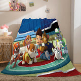 Laden Sie das Bild in den Galerie-Viewer, Cartoon PAW Patrol Flanell-Fleece-Decke, Steppdecke, Cosplay-Decke