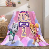 Laden Sie das Bild in den Galerie-Viewer, Cartoon PAW Patrol Fleece-Decke Flanell-Fleece-Steppdecke