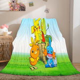 Laden Sie das Bild in den Galerie-Viewer, Cartoon Pokemon Pikachu Flanell Fleece Decke Überwurf Cosplay Decken