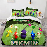 Laden Sie das Bild in den Galerie-Viewer, Pikmin Bettwäsche-Set Quilt Bettbezug Bett-Sets