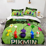 Laden Sie das Bild in den Galerie-Viewer, Cartoon Pikmin Cosplay Bettwäsche-Set Quilt Bettbezüge Bettwäsche-Sets