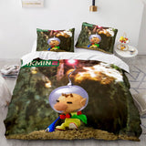 Laden Sie das Bild in den Galerie-Viewer, Pikmin Bettwäsche-Set Quilt Bettbezug Bett-Sets