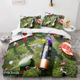 Laden Sie das Bild in den Galerie-Viewer, Pikmin Bettwäsche-Set Quilt Bettbezug Bett-Sets