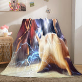 Laden Sie das Bild in den Galerie-Viewer, Cartoon Pokemon Pikachu Flanell-Fleece-Decke Nap Quilt Soft Blanket