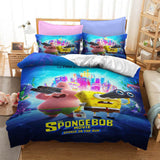 Laden Sie das Bild in den Galerie-Viewer, SpongeBob Schwammkopf Bettwäscheset Bettbezug Bettsets