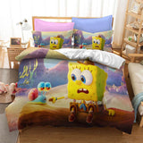 Laden Sie das Bild in den Galerie-Viewer, SpongeBob Schwammkopf Bettwäscheset Bettbezug Bettsets