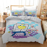Laden Sie das Bild in den Galerie-Viewer, SpongeBob Schwammkopf Bettwäscheset Bettbezug Bettsets