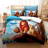 Laden Sie das Bild in den Galerie-Viewer, Cartoon Der König der Löwen Cosplay UK Bettwäsche-Set Quilt Bettbezug Bett-Sets