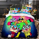 Laden Sie das Bild in den Galerie-Viewer, Cartoon Unikitty Bettwäsche-Set Quilt Bettbezug Bettwäsche-Sets für Kinder