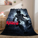 Laden Sie das Bild in den Galerie-Viewer, Eroberer des Weltraums Cosplay Flanell-Fleece-Decke Quilt Wickeldecken