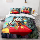 Laden Sie das Bild in den Galerie-Viewer, Cuphead Bettwäsche-Set Quilt Bettbezug Bettwäsche-Sets