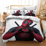 Laden Sie das Bild in den Galerie-Viewer, Deadpool 2 Cosplay UK Bettwäsche-Set Bettbezug Weihnachten Bettwäsche-Sets