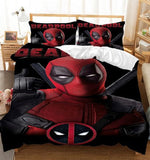 Laden Sie das Bild in den Galerie-Viewer, Deadpool 2 Cosplay UK Bettwäsche-Set Quilt Bettbezug Bettwäsche-Sets