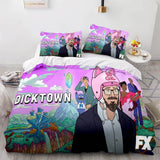 Laden Sie das Bild in den Galerie-Viewer, 2022 Dicktown Staffel 2 Bettwäsche-Set Quilt Bettbezug Bettwäsche-Sets