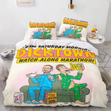 Laden Sie das Bild in den Galerie-Viewer, 2022 Dicktown Staffel 2 Bettwäsche-Set Quilt Bettbezug Bettwäsche-Sets