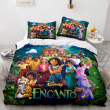 Laden Sie das Bild in den Galerie-Viewer, Disney Encanto The Madrigal Family Bettwäsche-Set Quilt Bettbezug-Sets