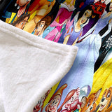 Laden Sie das Bild in den Galerie-Viewer, Betty Boop Flanell-Fleece-Decke