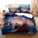 Laden Sie das Bild in den Galerie-Viewer, Disney Prinzessin Schneewittchen Cosplay Bettwäsche-Set Bettbezüge Bettlaken