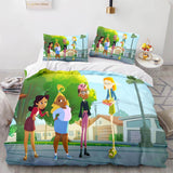 Laden Sie das Bild in den Galerie-Viewer, Disney The Proud Family Bettwäsche-Set Quilt Bettbezug Bettwäsche-Sets