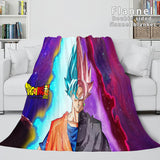 Laden Sie das Bild in den Galerie-Viewer, Cartoon Dragon Ball Flanell-Fleece-Decke, Überwurf, Cosplay-Steppdecke