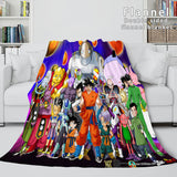 Laden Sie das Bild in den Galerie-Viewer, Dragon Ball Weiche Flanell-Fleece-Decke, Überwurf, Cosplay-Steppdecke