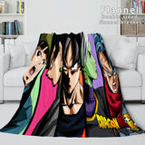 Laden Sie das Bild in den Galerie-Viewer, Dragon Ball Weiche Flanell-Fleece-Decke, Überwurf, Cosplay-Steppdecke