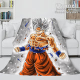 Laden Sie das Bild in den Galerie-Viewer, Dragon Ball Cosplay Flanell-Fleece-Decke, Überwurf, Steppdecke, Nickerchen-Decke