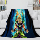 Laden Sie das Bild in den Galerie-Viewer, Dragon Ball Cosplay Flanell-Fleece-Decke, Überwurf, Steppdecke, Nickerchen-Decke