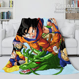 Laden Sie das Bild in den Galerie-Viewer, Dragon Ball Cosplay Flanell-Fleece-Decke, Überwurf, Steppdecke, Nickerchen-Decke