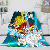 Laden Sie das Bild in den Galerie-Viewer, Dragon Ball Cosplay Flanell-Fleece-Decke, Überwurf, Steppdecke, Nickerchen-Decke