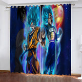 Laden Sie das Bild in den Galerie-Viewer, Dragon Ball-Vorhänge, verdunkelnde Fenstervorhänge für die Raumdekoration