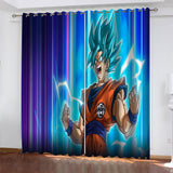 Laden Sie das Bild in den Galerie-Viewer, Dragon Ball-Vorhänge, verdunkelnde Fenstervorhänge für die Raumdekoration