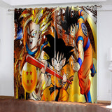 Laden Sie das Bild in den Galerie-Viewer, Dragon Ball-Vorhänge, verdunkelnde Fenstervorhänge für die Raumdekoration