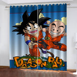 Laden Sie das Bild in den Galerie-Viewer, Dragon Ball-Vorhänge, verdunkelnde Fenstervorhänge für die Raumdekoration