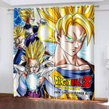 Laden Sie das Bild in den Galerie-Viewer, Dragon Ball Vorhänge Muster Verdunkelungsfenstervorhänge