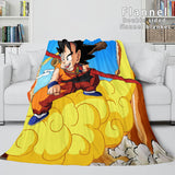 Laden Sie das Bild in den Galerie-Viewer, Dragon Ball Flanell-Fleece-Decke, Überwurf, Cosplay-Steppdecke, Wickeldecke